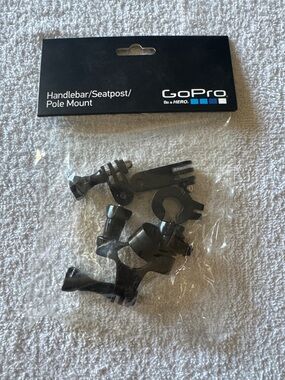 GoPro Black Handlebar, Seatpost & Pole Mount Kit